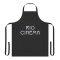 Vintage-inspired apron featuring the iconic Rio Cinema logo, a community movie theater in Hackney, London.