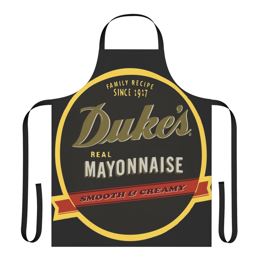 Vintage-inspired apron featuring the Duke's mayonnaise logo