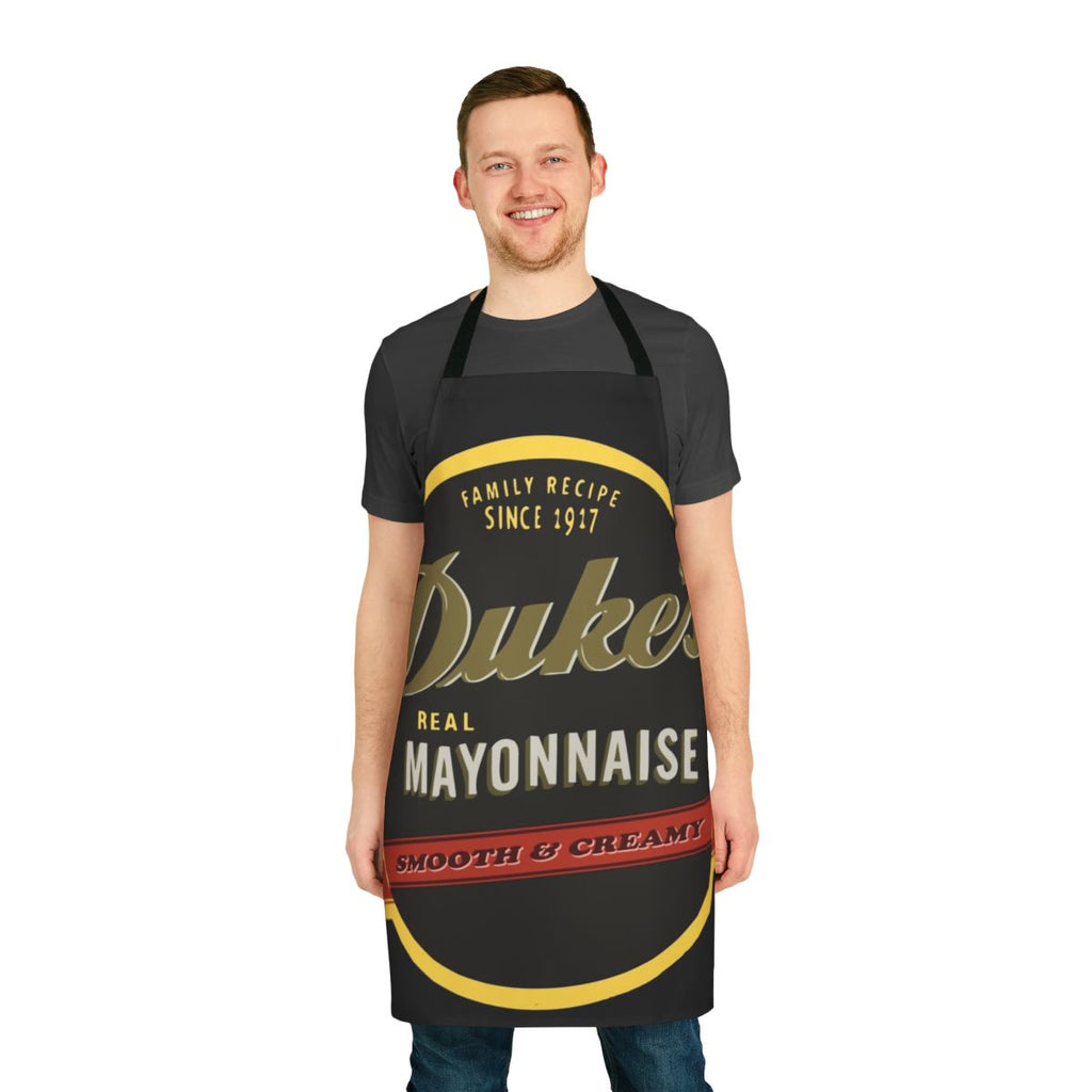 Vintage-inspired apron featuring the Duke's mayonnaise logo
