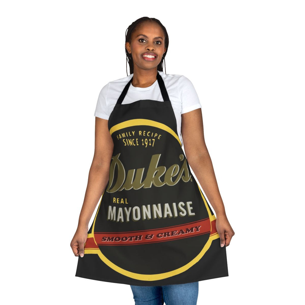 Vintage-inspired apron featuring the Duke's mayonnaise logo