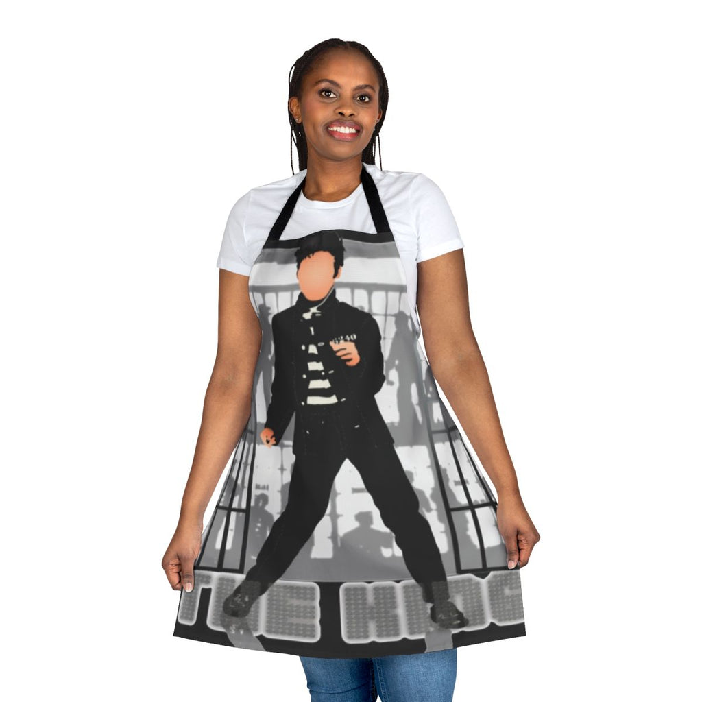 Vintage-inspired Elvis Presley Jailhouse Apron with iconic design
