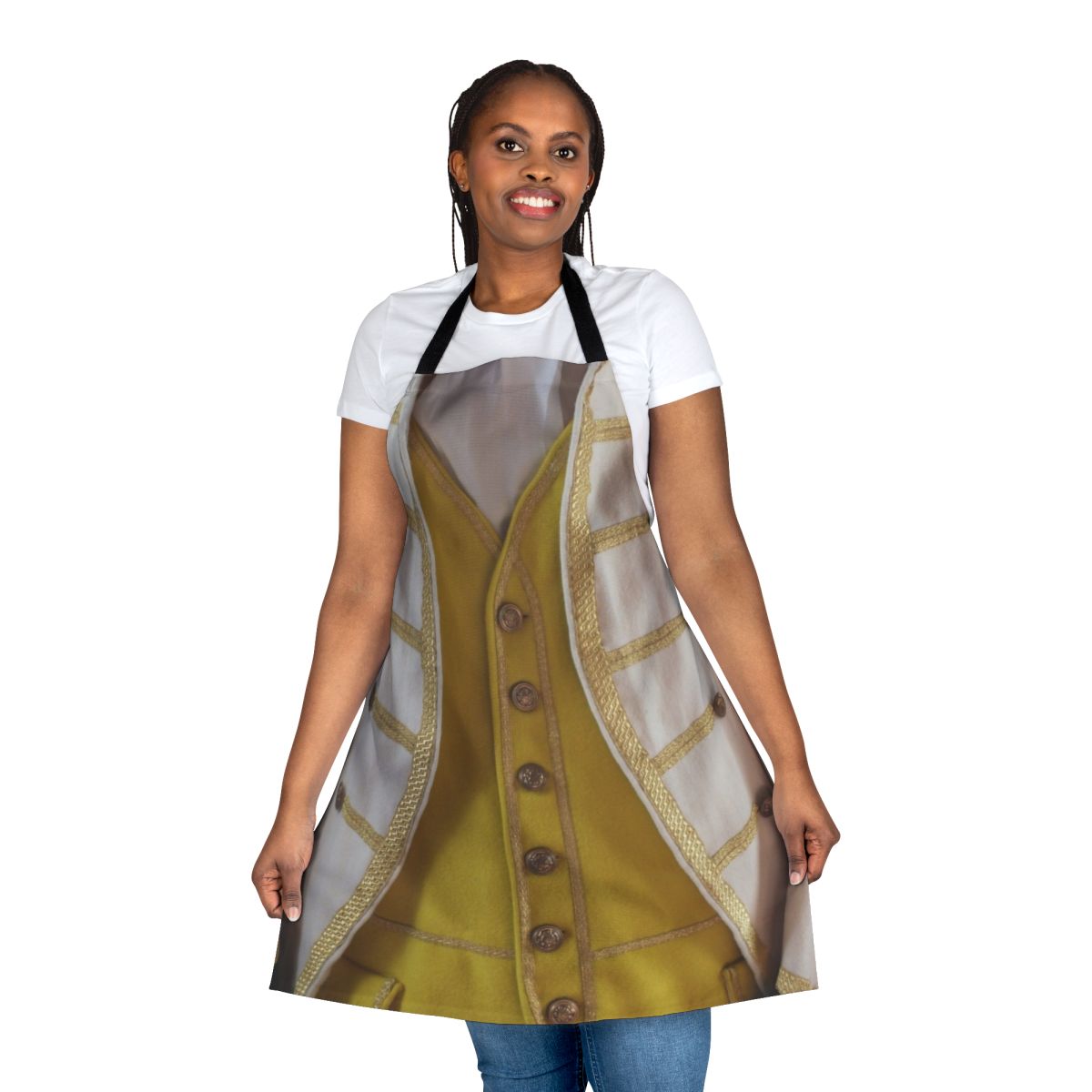 Vintage-inspired frontee apron with classic, nostalgic design