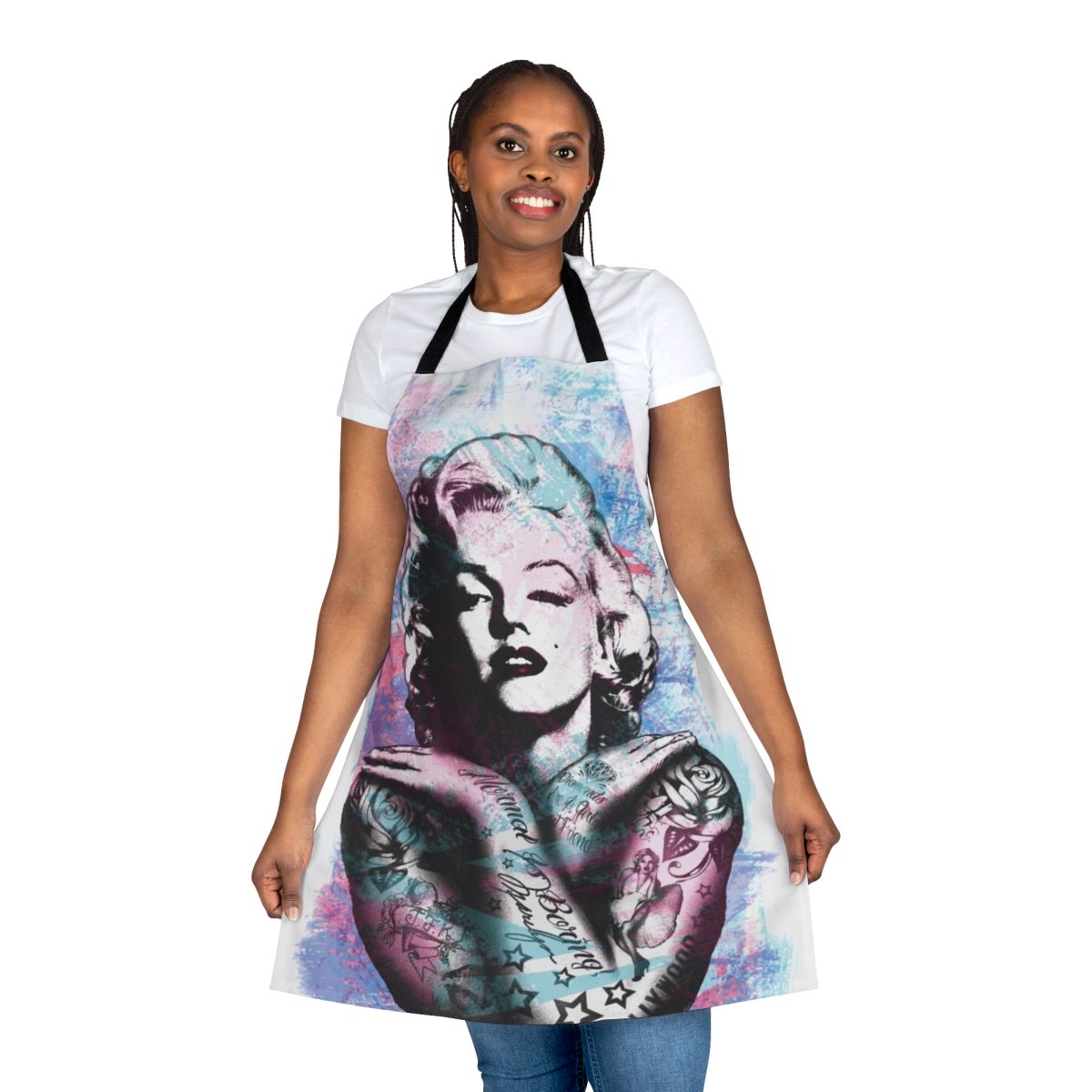 Marilyn Apron - A vintage-inspired, humorous apron for casual wear
