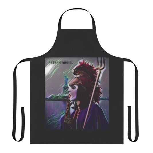 Genesis Britannia Apron featuring a vintage-style design with the Statue of Liberty and references to the early progressive rock band Genesis.