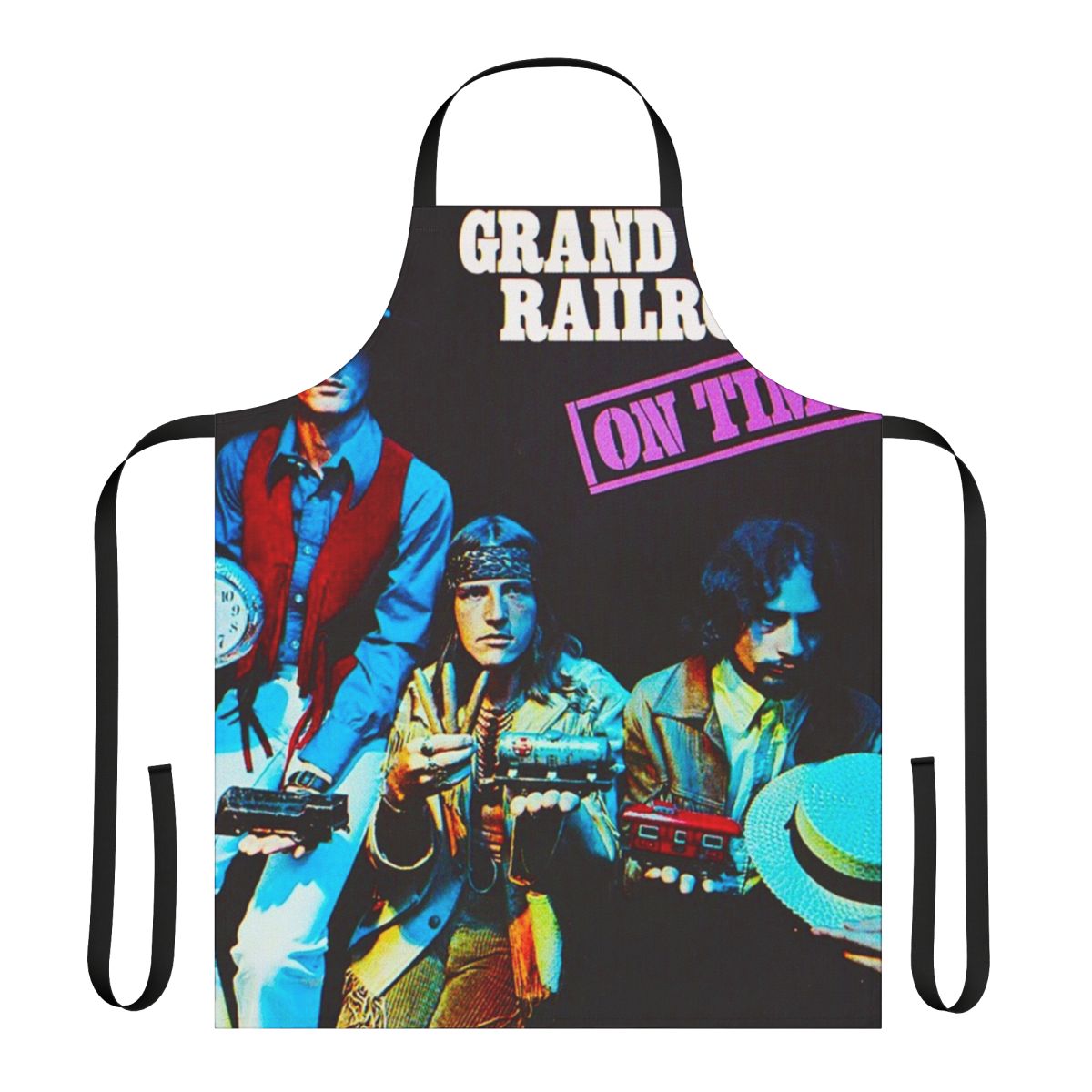 Vintage-Inspired Grand Funk Railroad Apron with Classic Rock Album Art