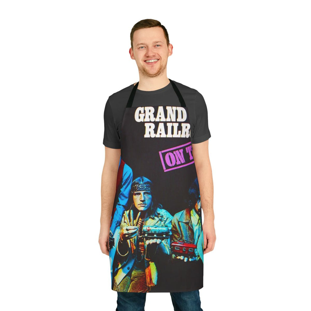 Vintage-Inspired Grand Funk Railroad Apron with Classic Rock Album Art
