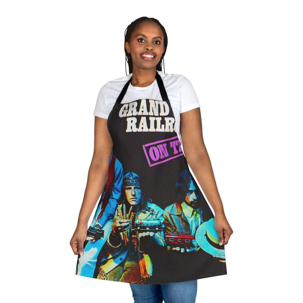 Vintage-Inspired Grand Funk Railroad Apron with Classic Rock Album Art