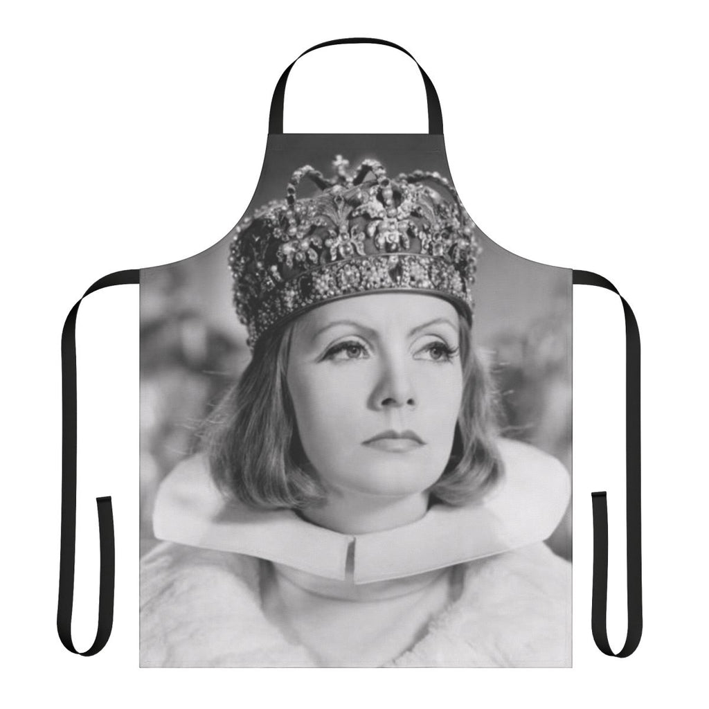 Vintage-style apron featuring the iconic image of classic movie star Greta Garbo