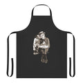 Vintage-style apron featuring an illustration of legendary silent film actor Harold Lloyd