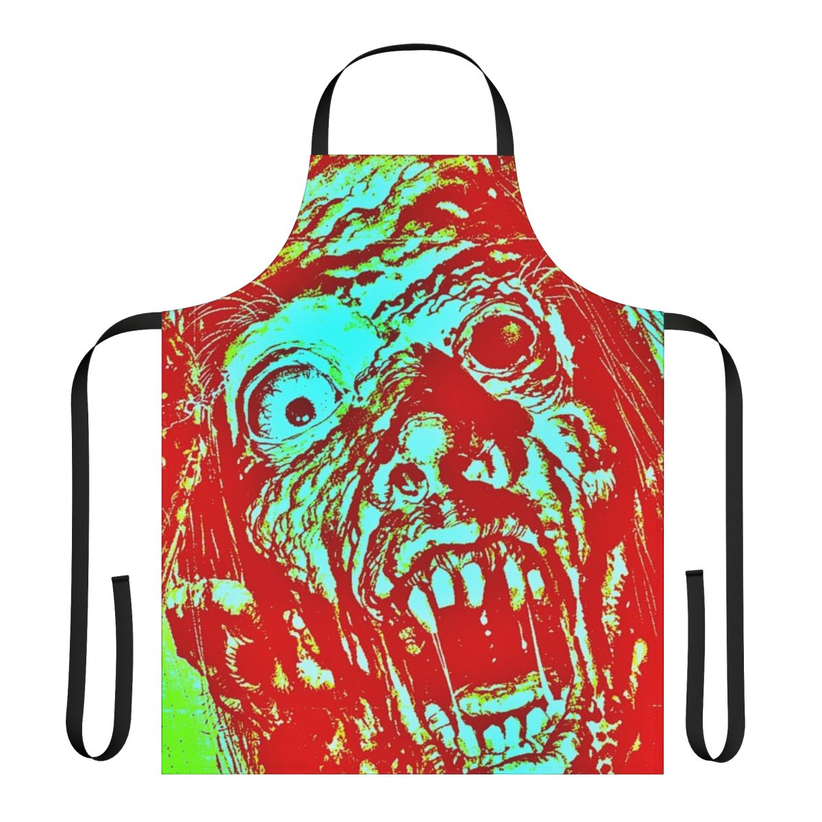 Vintage-inspired horror movie apron featuring the 1960 British horror film "City of the Dead"