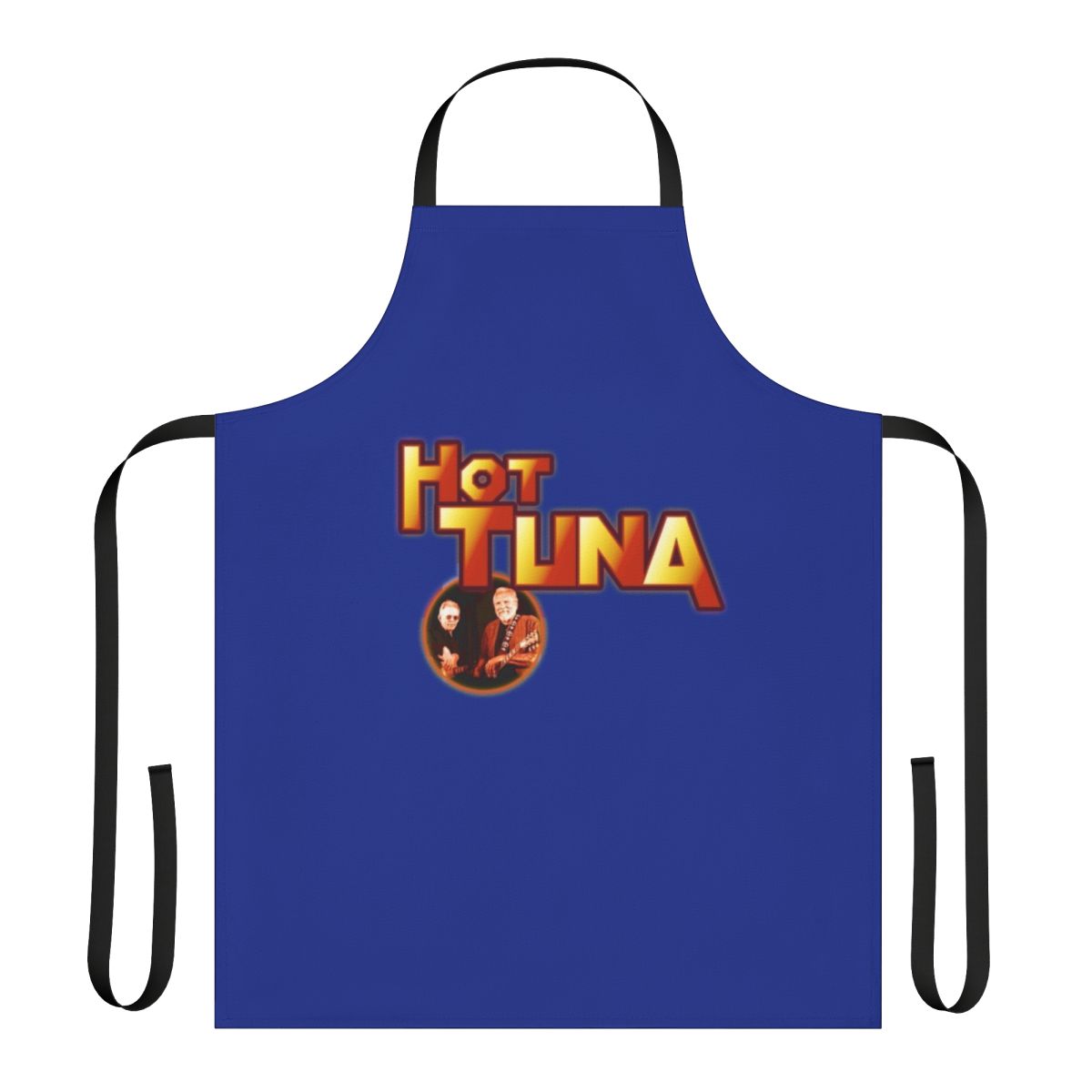 Vintage-inspired apron featuring the Hot Tuna band logo and design