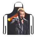Apron featuring the image of famous French singer Johnny Hallyday
