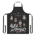 Vintage-inspired apron featuring kiss rock band fan art design