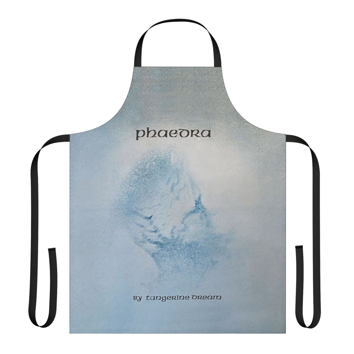 Vintage-inspired apron with a retro-style Krautrock design