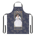 Vintage-inspired apron featuring a labyrinth design, inspired by the 1986 fantasy film Labyrinth.
