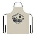Vintage-style mining apron with retro design