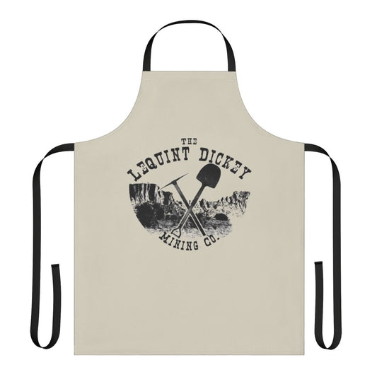 Vintage-style mining apron with retro design