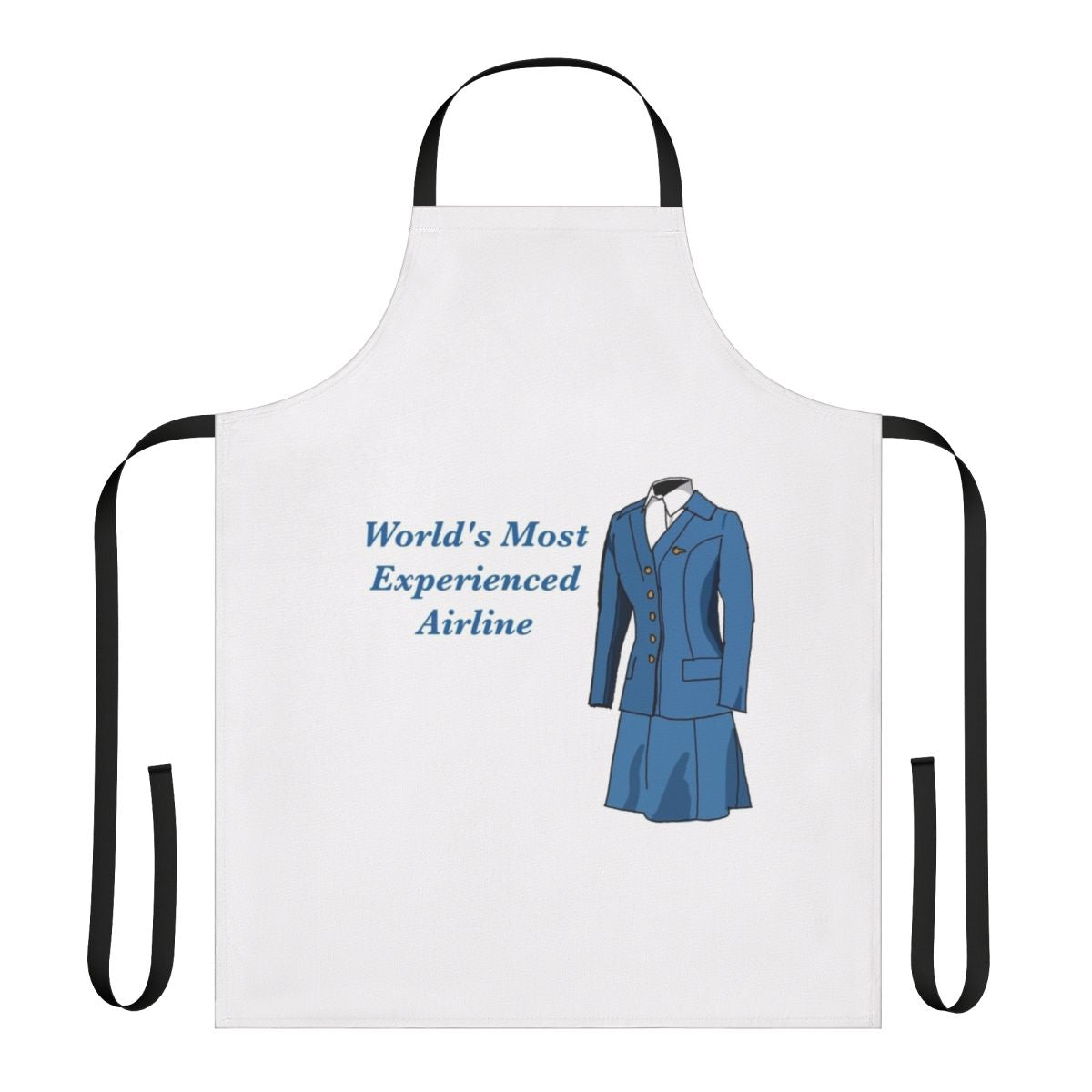 Vintage-inspired Pan Am airline apron with retro logo