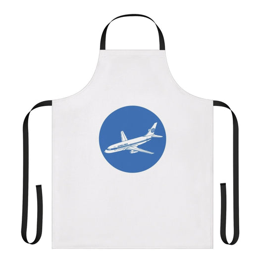 Vintage-style Pan American World Airways apron featuring the iconic logo