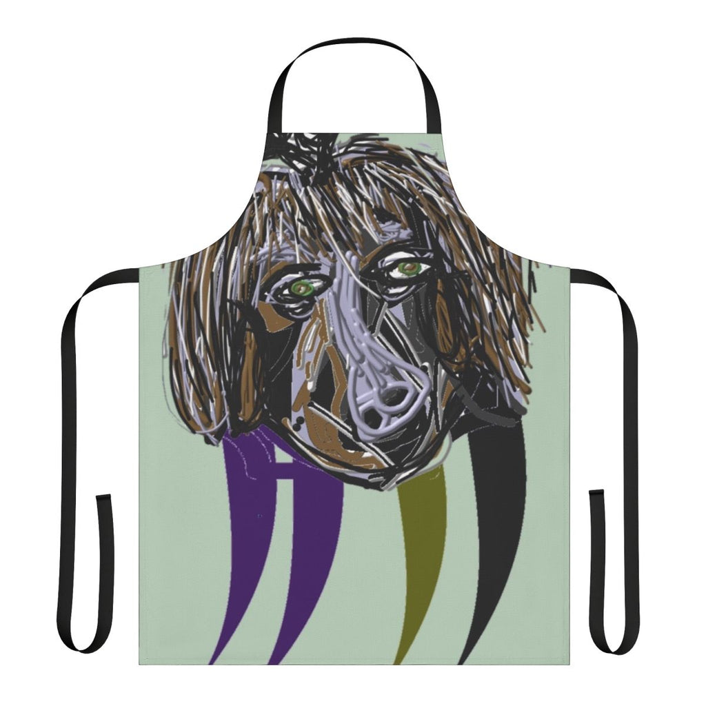 Vintage-inspired Pan style apron with a retro airline design