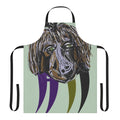 Vintage-inspired Pan style apron with a retro airline design