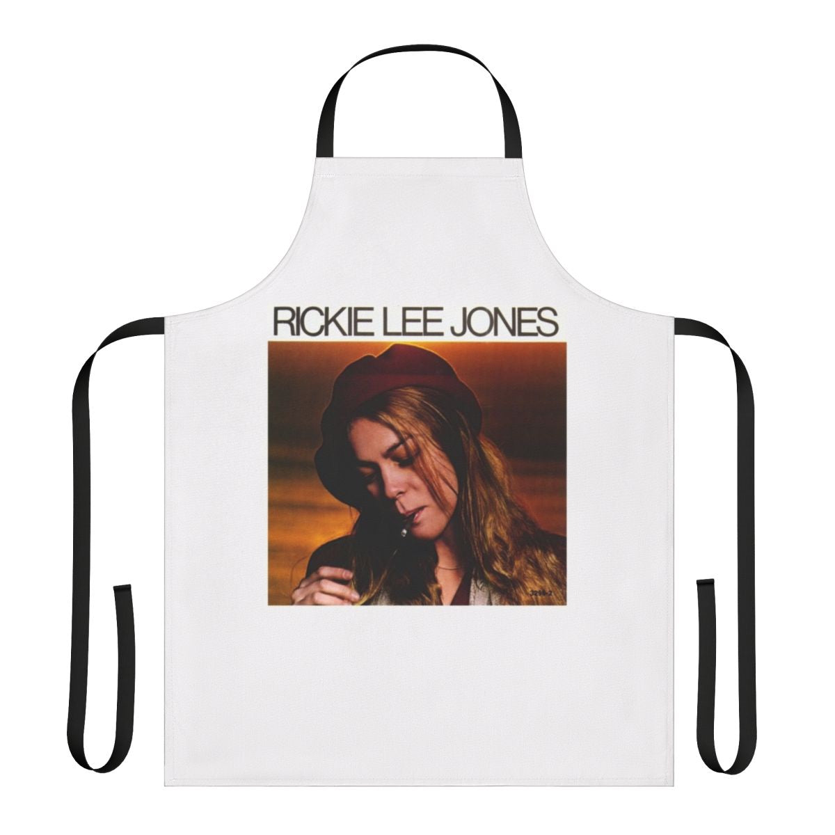 Retro-style apron featuring the iconic image of singer-songwriter Rickie Lee Jones
