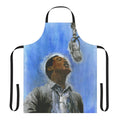 Retro portrait of soul music legend Sam Cooke printed on a high-quality kitchen apron