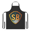 Vintage-styled apron featuring the iconic Shaw Brothers studio logo, celebrating Hong Kong's rich kung fu cinema legacy.
