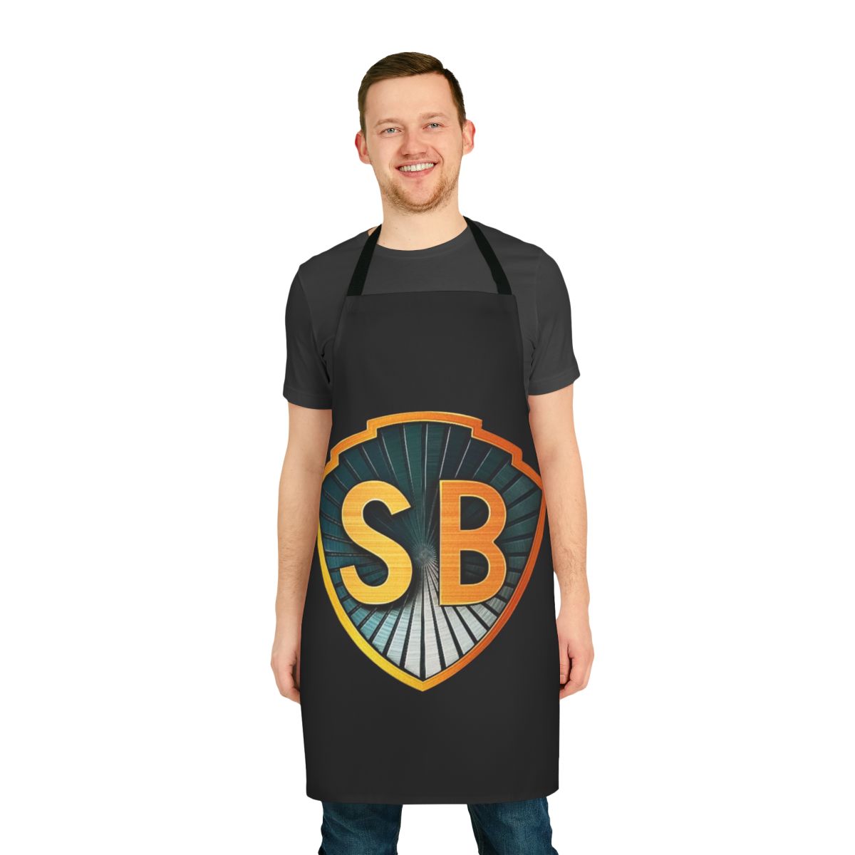 Vintage-styled apron featuring the iconic Shaw Brothers studio logo, celebrating Hong Kong's rich kung fu cinema legacy.