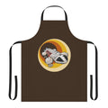 Retro-style apron featuring the iconic Eagle spacecraft from the sci-fi TV series Space 1999