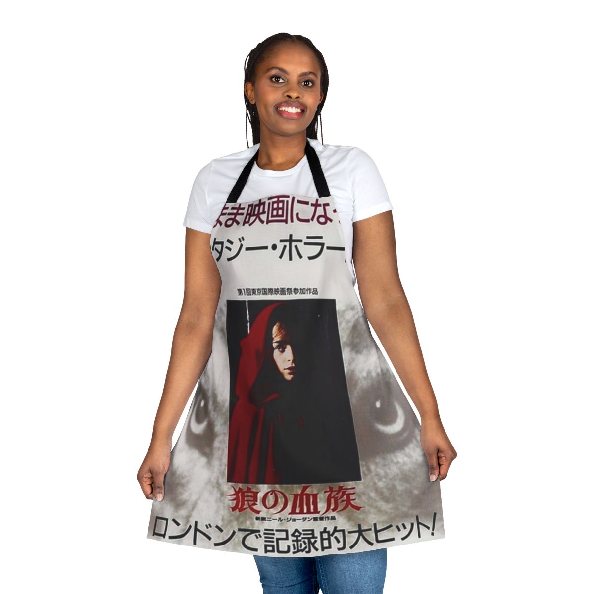 Vintage-style apron featuring imagery from the classic horror film "The Company of the Wolves"