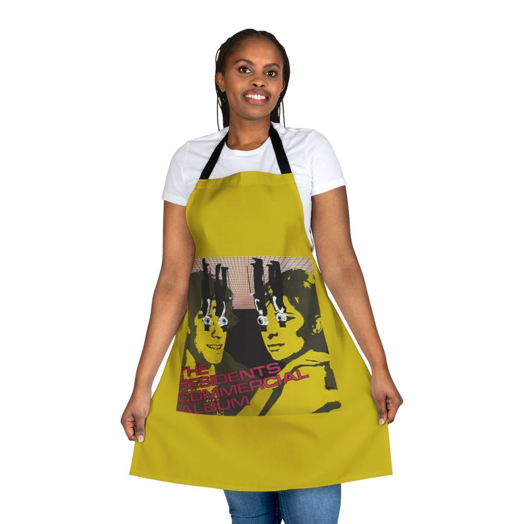 Vintage-style apron featuring The Residents 1980 synthpop album artwork
