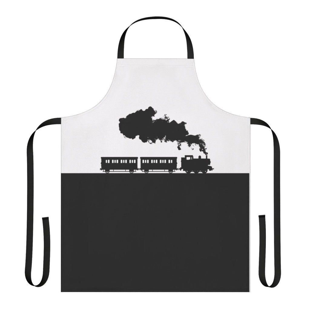 Vintage-inspired Thomas the Tank Engine silhouette apron