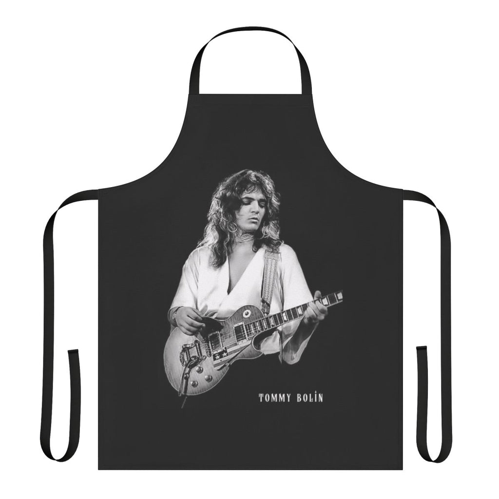 Apron featuring image of renowned 1970s guitarist Tommy Bolin