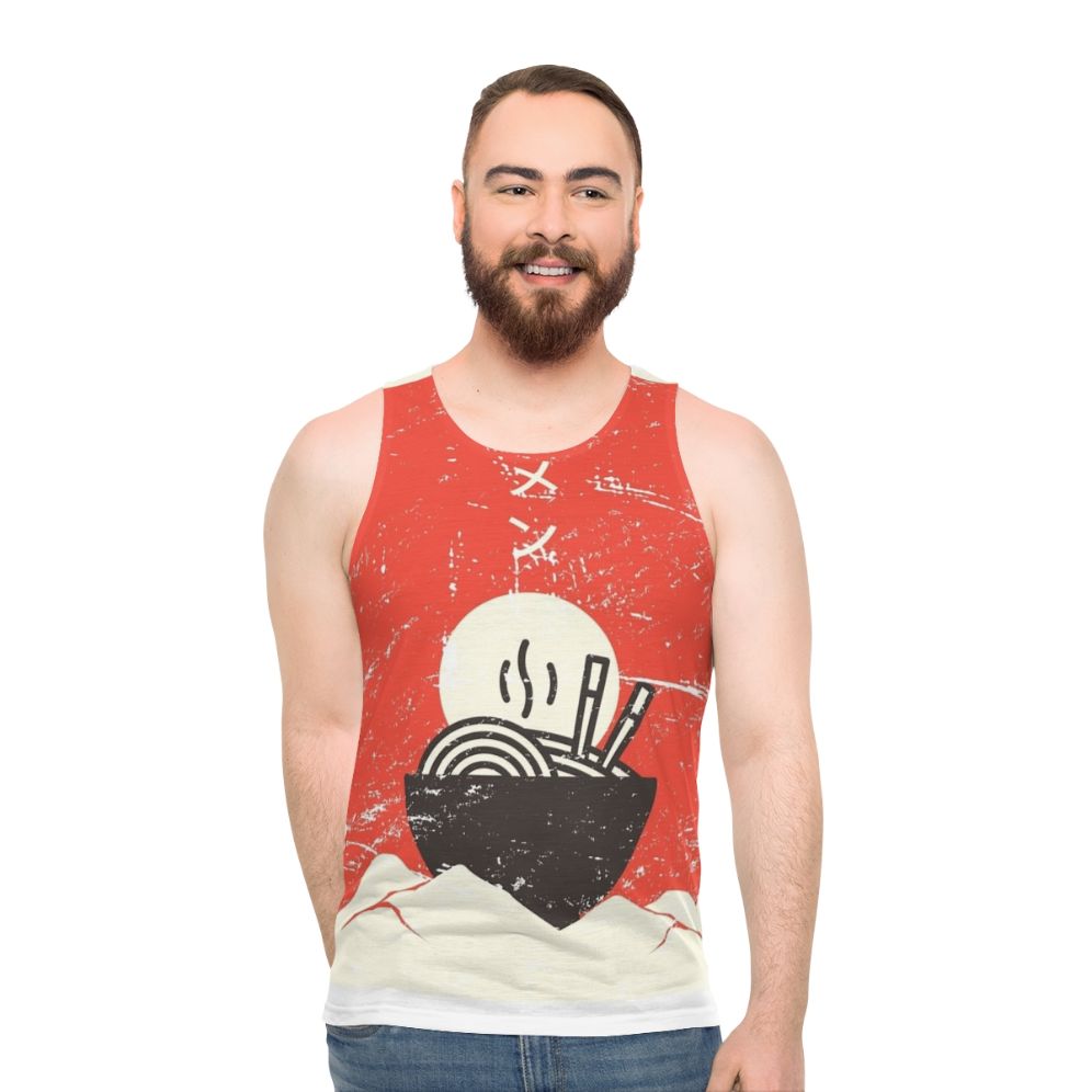 Vintage Japanese anime ramen graphic unisex tank top
