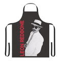 Stylish vintage-inspired apron featuring the iconic musician Leon Redbone