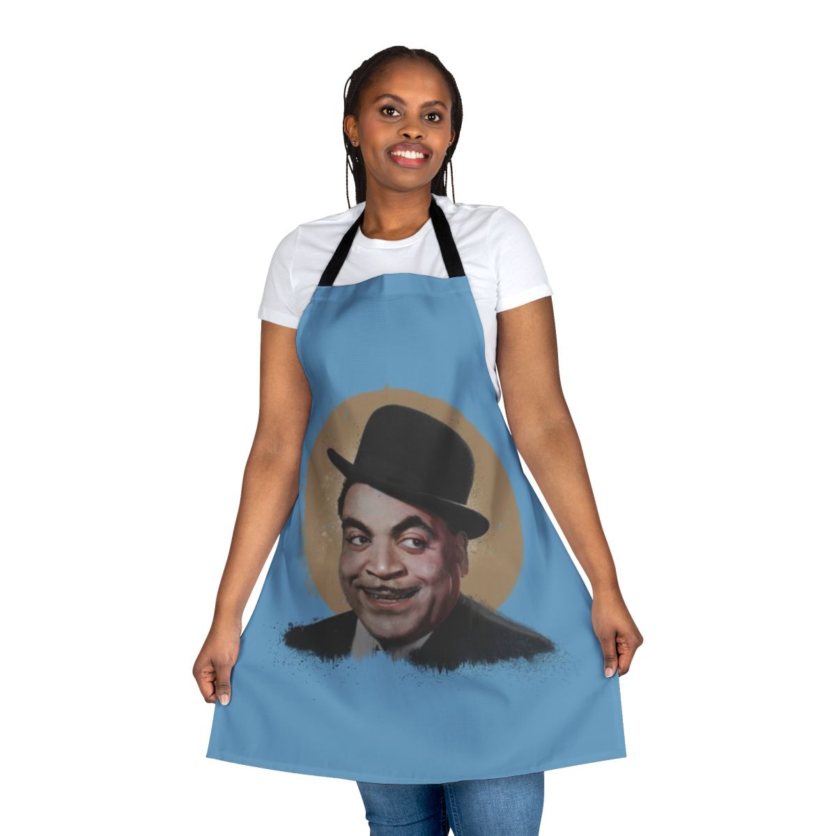 Fats Waller inspired jazz-themed apron