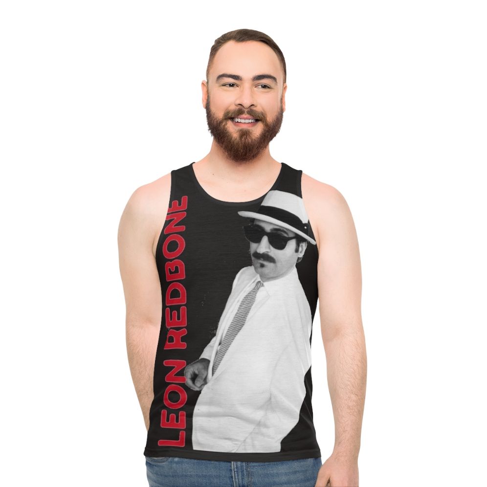 Vintage jazz inspired unisex tank top