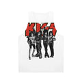 Unisex tank top featuring vintage Kiss band logo