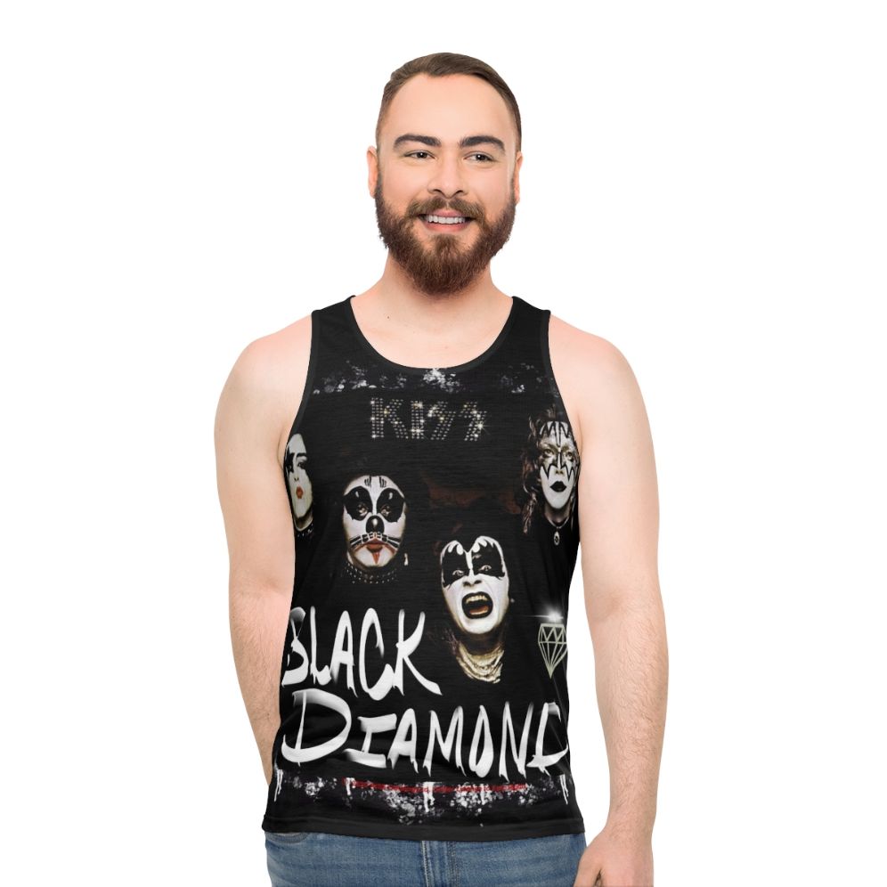 Vintage Kiss Fan Art Unisex Tank Top