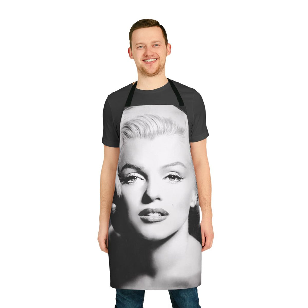 Vintage Marilyn Monroe Black and White Apron