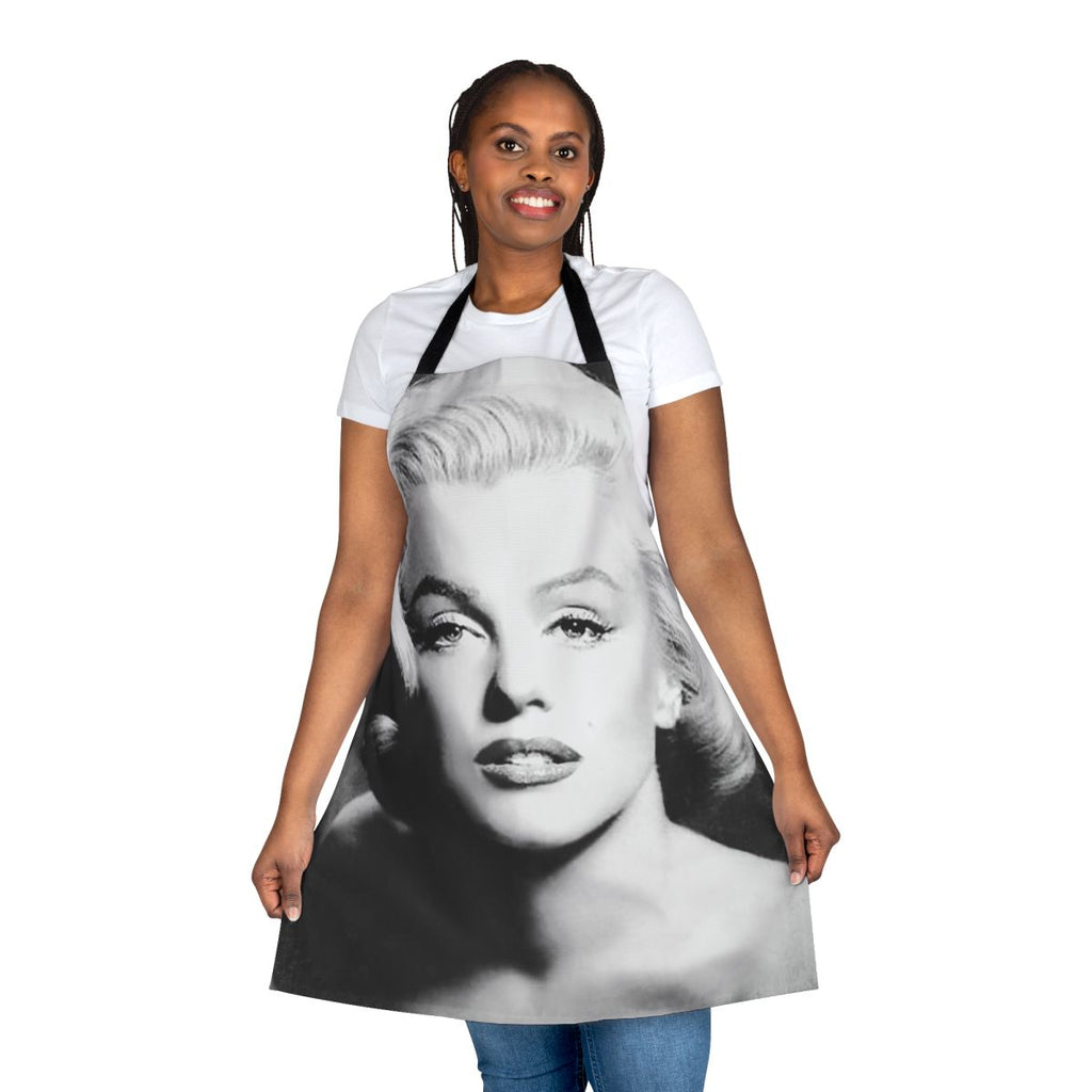 Vintage Marilyn Monroe Black and White Apron