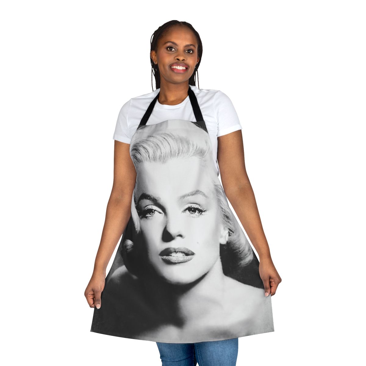 Vintage Marilyn Monroe Black and White Apron