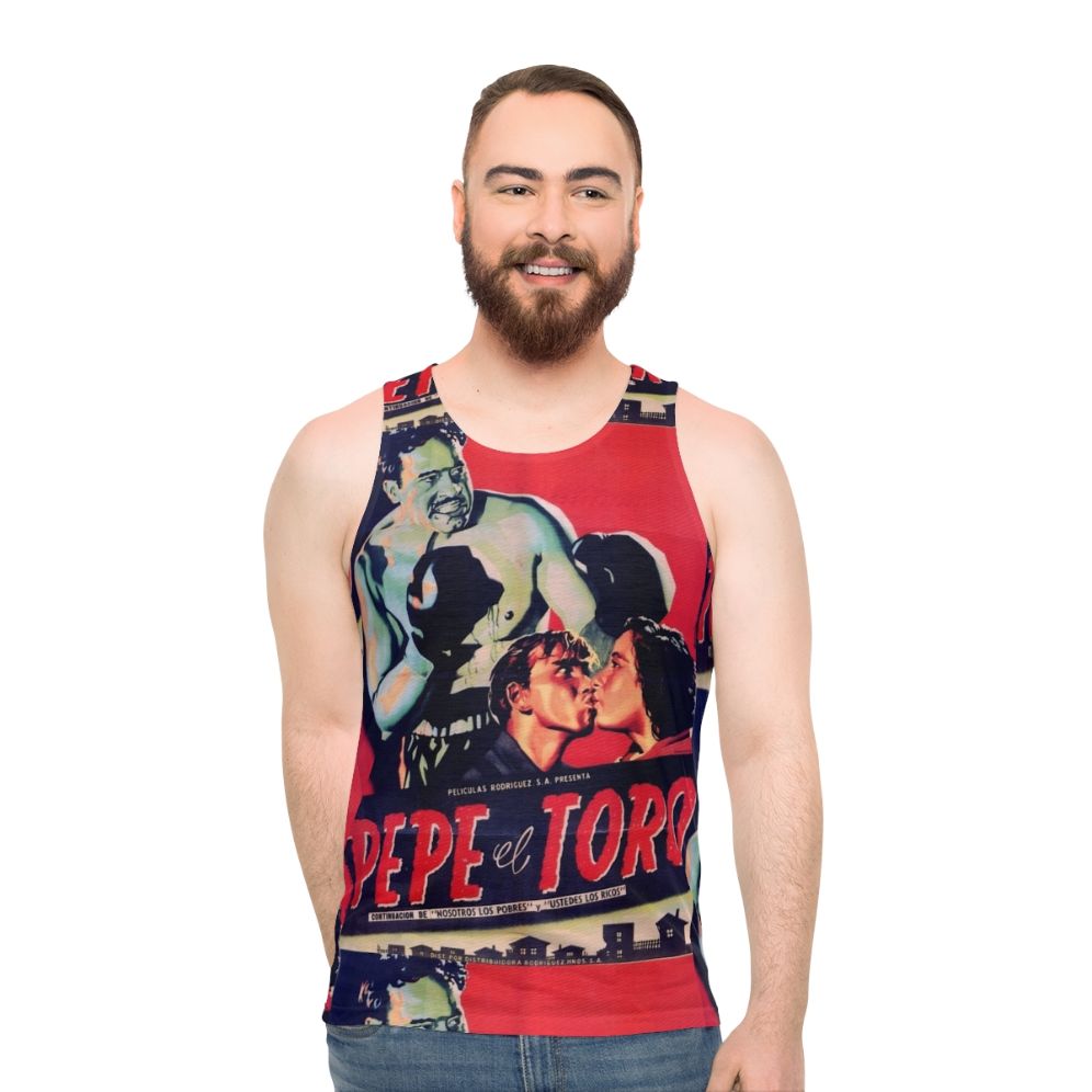 Vintage Mexican Cinema Icons Unisex Tank Top