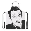 Vintage Mexican cinema themed apron featuring Tin Tan, a classic Hollywood movie star and comedian