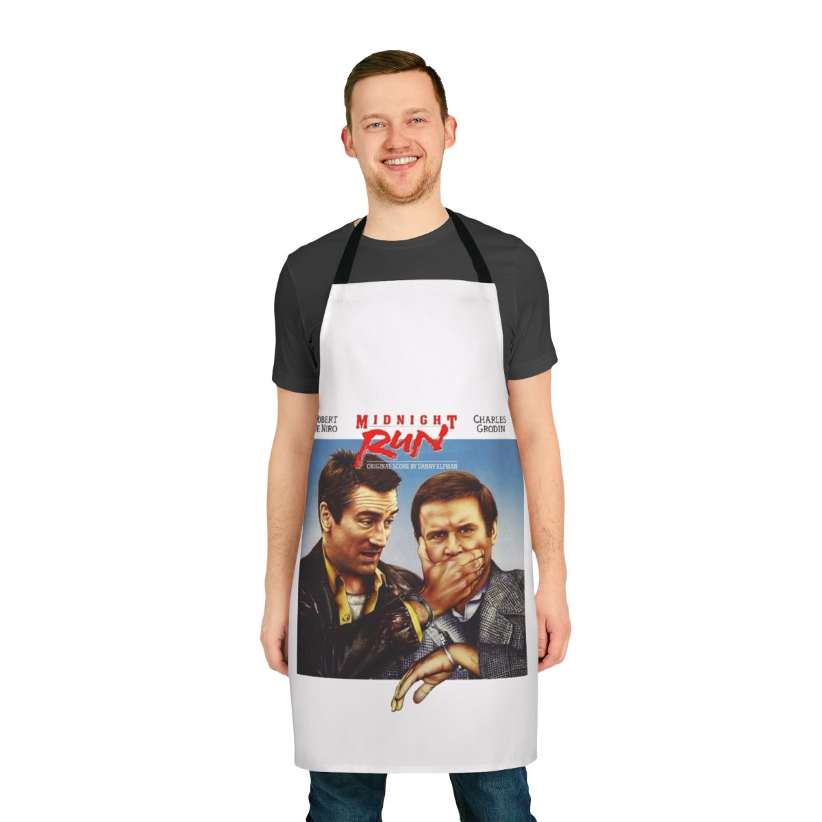 Vintage-style apron inspired by the 1988 comedy film Midnight Run