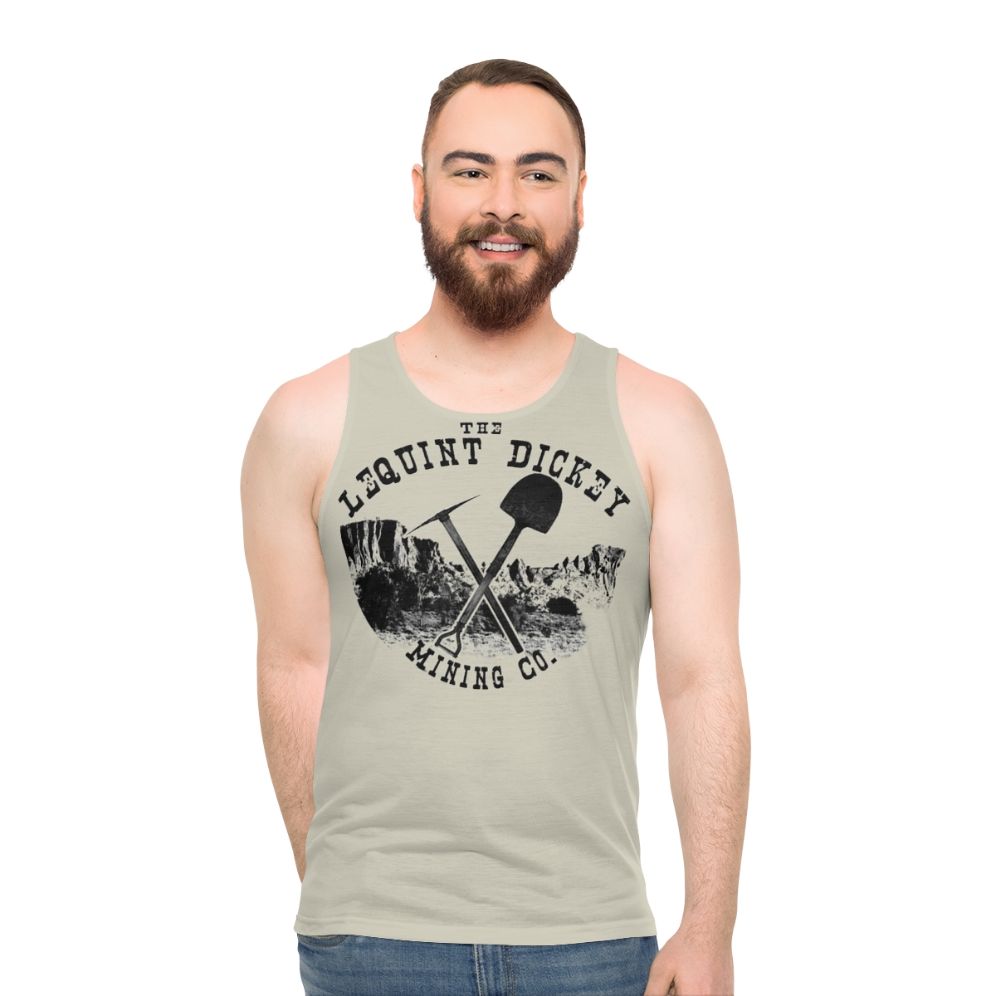 Vintage mining company unisex tank top