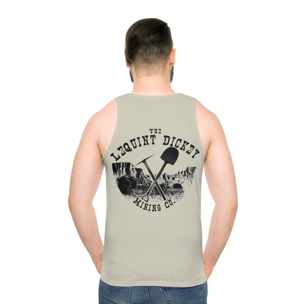 Vintage mining company unisex tank top