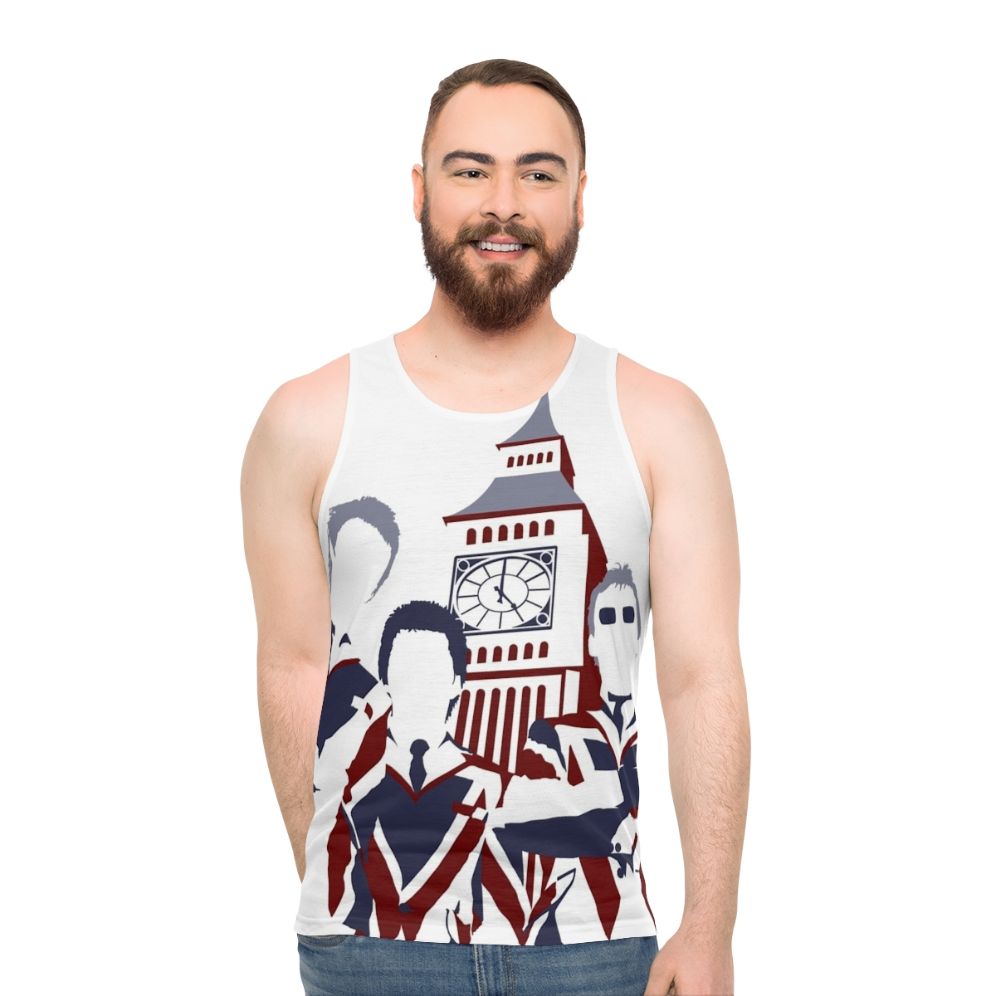 Vintage Mod Pop Art Unisex Tank Top