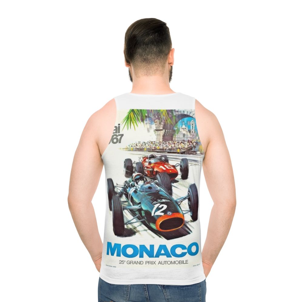 Vintage Monaco Grand Prix Racing Unisex Tank Top